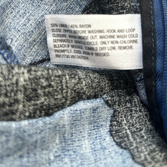 Kate Spade X Target Classic Rose One Shoulder Blue Black Jumpsuit size 6 8 - Picture 9 of 11